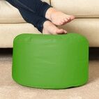 KAM'S LIEU Brand- Classic 4XL Bean Bag Chair Ultra Soft Made with Leatherette Fabric Bean Bag with Footrest and Cushion for Adults, Kids & Teens (Beans Included) (Green) - Image 5
