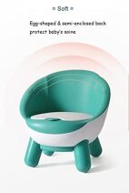 Jecrina Kids Chair, Non-Slip Plastic Thickened Colorful Stool Household Kindergarten Furniture for Kids Small Footstool,Toddler's Activity Chairs with wistle - Image 5