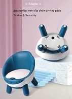 Jecrina Kids Chair, Non-Slip Plastic Thickened Colorful Stool Household Kindergarten Furniture for Kids Small Footstool,Toddler's Activity Chairs with wistle - Image 6