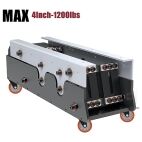 IMPEX 4" Caster Wheels Swivel Plate With Brake Lock For Trolley Truck 75 MM Heavy Duty upto 1200 lbs Castor Wheels for Furniture, Bed, Counter Wheels 360° Rotating Top Plate Caster Wheel (Set of 4) - Image 9