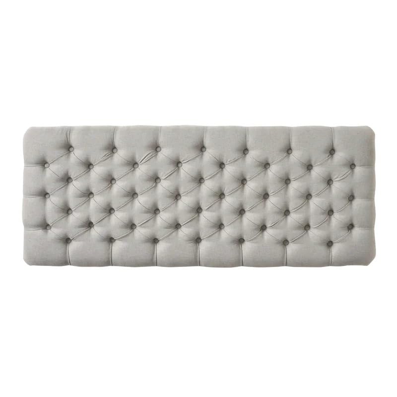 FUUBA Storage Ottoman, Storage Bench 2 Seater Sofa Upholstered Ottoman Bench with Storage, for Living (Light Grey) - Image 5